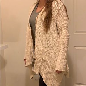 Free People asymmetrical hem sweater